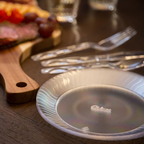Chinet Crystal Clear Plastic Dessert Plate, 7" 150 ct.