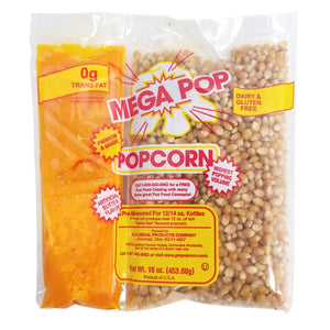 Gold Medal Mega Pop Popcorn Kits, 12 oz. kit, 24 ct.