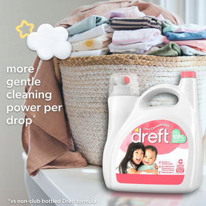 Dreft Baby Liquid Laundry Detergent, 125 loads, 170 fl. oz.