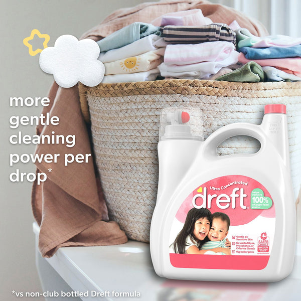Dreft Baby Liquid Laundry Detergent, 125 loads, 170 fl. oz.