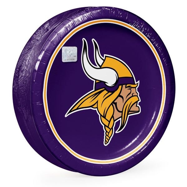 Minnesota Vikings NFL Round Paper Plates, 10