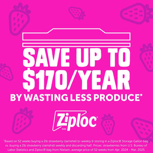 Ziploc Gallon Storage Bags, 208 ct.