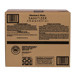Member's Mark Commercial Sanitizer, 1 Gallon Jugs