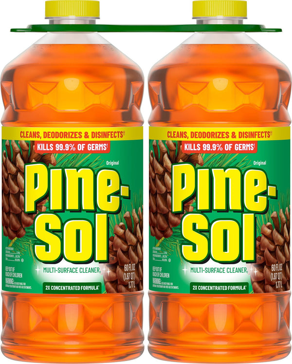 Pine-Sol Multi-Surface Cleaner, Pine Scent, 2 ct., 120 fl. oz.