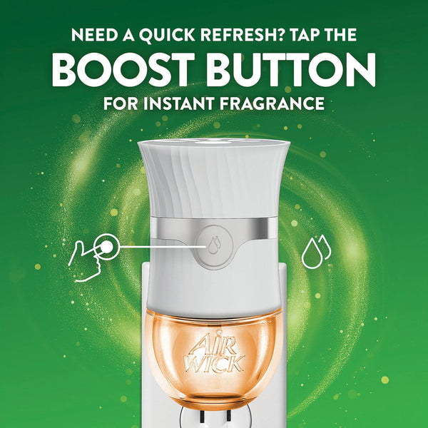 Air Wick Plug In Scented Oil Air Freshener, Hawaii Exotic Papaya & Hibiscus Flower, 2 warmers + 7 refills