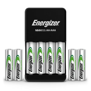 Energizer Recharge PowerPlus Charger AA & AAA Batteries, 8 pk.