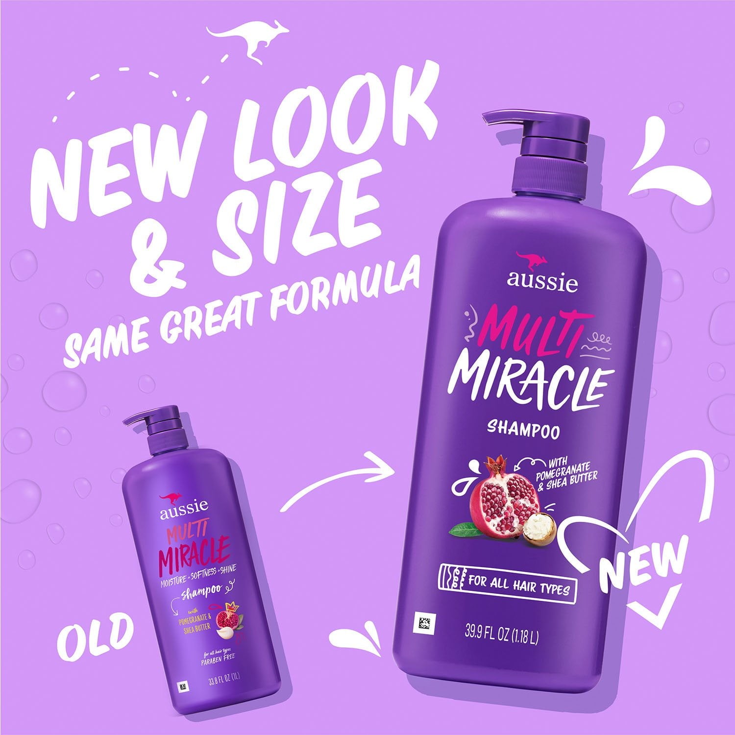 Aussie Multi Miracle Shampoo & Conditioner, 39.9 fl. oz., 2 pk.