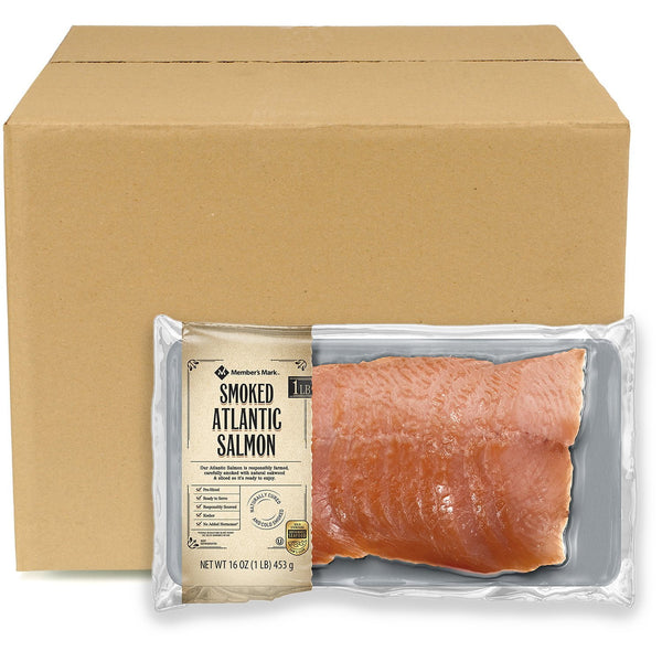 Member's Mark Cold Smoked Atlantic Salmon, Case 18 ct.