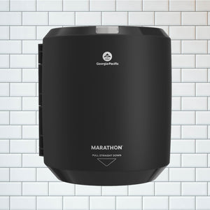 Marathon Manual Centerpull Paper Towel Dispenser, Black