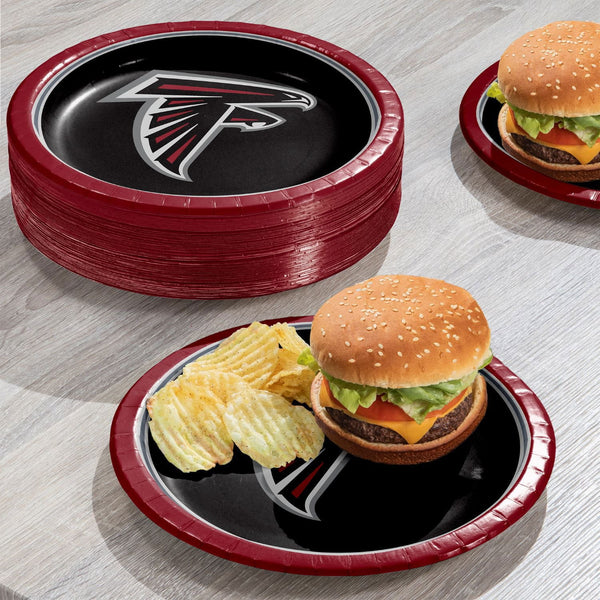 Atlanta Falcons NFL Round Paper Plates, 10