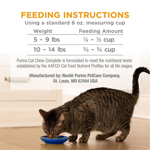 Purina, Cat Chow Complete, Chicken Flavored, Dry Cat Food, 25 lbs.