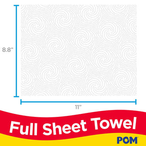 POM Individually Wrapped 2-Ply Paper Towels 30 rolls, 110 sheets/roll