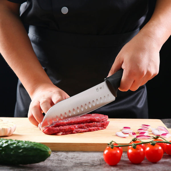 Member's Mark 7" Non-Slip Handle Santoku Slicing Knife, 2 pk.