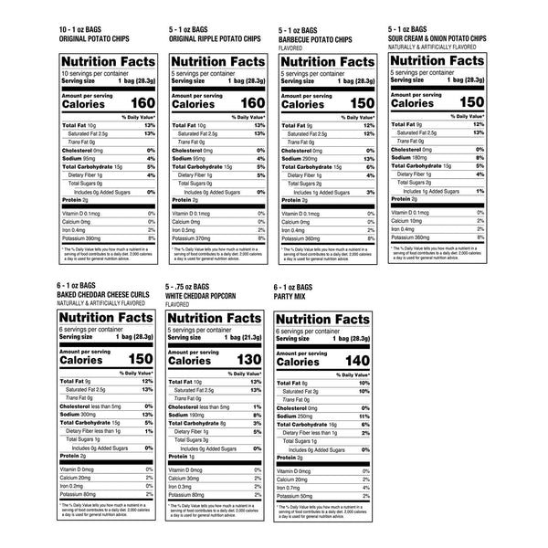 Utz Jumbo Snack Pack, 1 oz., 42 pk.