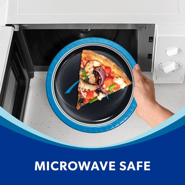 Carolina Panthers NFL Round Paper Plates, 10