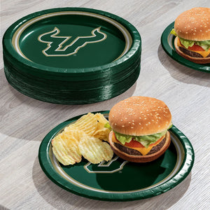 South Florida Bulls NCAA Round Paper Plates, 10
