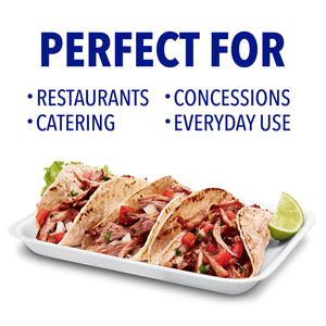 Hefty Supreme Foam Charola Trays, 6.5" x 8.625" 200 ct.