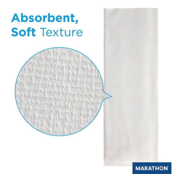 Marathon Multifold 1-Ply White Paper Towels 16 pks., 250 towels/pk