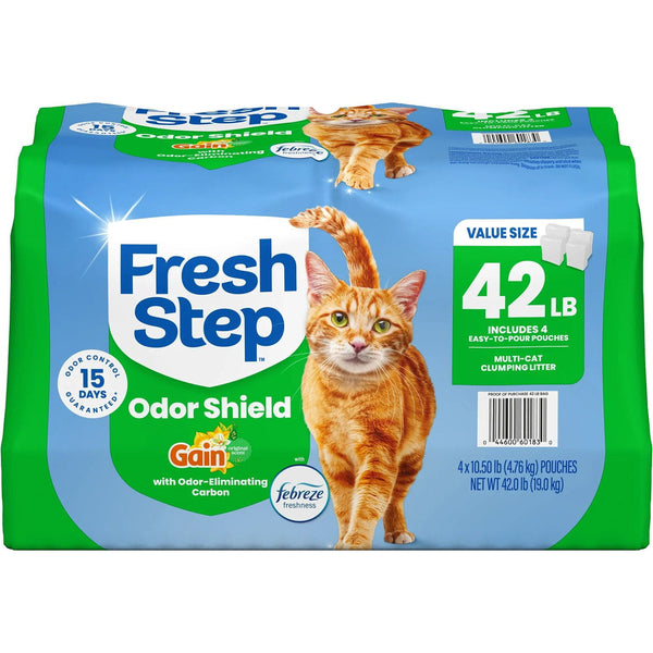 Fresh Step Clumping Litter With Febreze Freshness Gain Original Scent, 42 lbs.