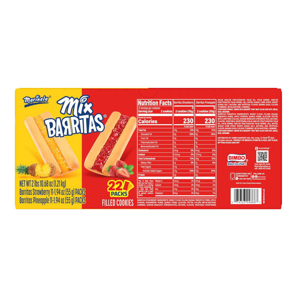 Marinela Barritas, 1.87 oz., 22 pk.