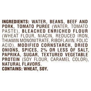 Chef-mate Hot Dog Chili Sauce With Beef 108 oz.