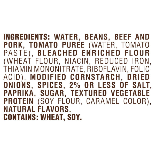 Chef-mate Hot Dog Chili Sauce With Beef 108 oz.