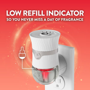 Air Wick Plug In Scented Oil Air Freshener, Refreshing Watermelon & Berries, 1 warmer + 6 refills