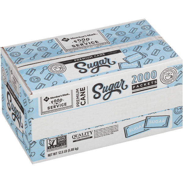 Member's Mark Premium Cane Sugar Packets, 2,000 ct.
