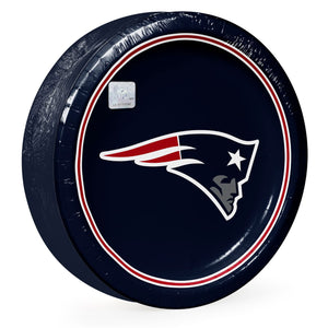 New England Patriots NFL Round Paper Plates, 10
