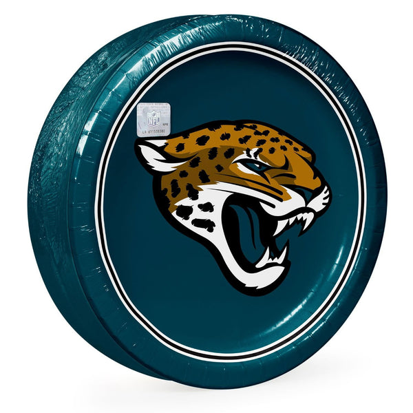 Jacksonville Jaguars NFL Round Paper Plates, 10