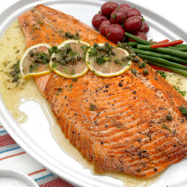 Steelhead Trout Fillet, Case, priced per pound