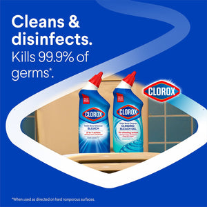 Clorox Toilet Bowl Cleaner with Bleach, Rain Clean, 6pk., 144 fl. oz.