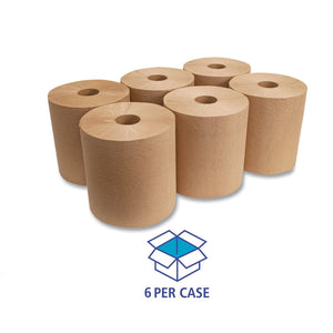 Boardwalk Green Universal Natural Roll Paper Towels 6 rolls, 800 ft./roll