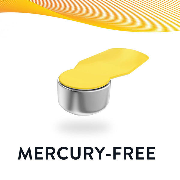 Member's Mark Hearing Aid Batteries, Size 10, Yellow Tab, 48 ct.