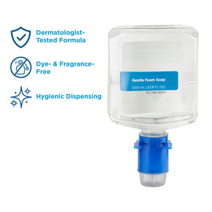 Marathon Gentle Foam Hand Soap Refill, Fragrance-Free (1,000 ml)