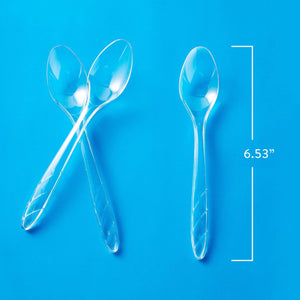 Member's Mark Clear Plastic Spoons, Heavyweight 300 ct.
