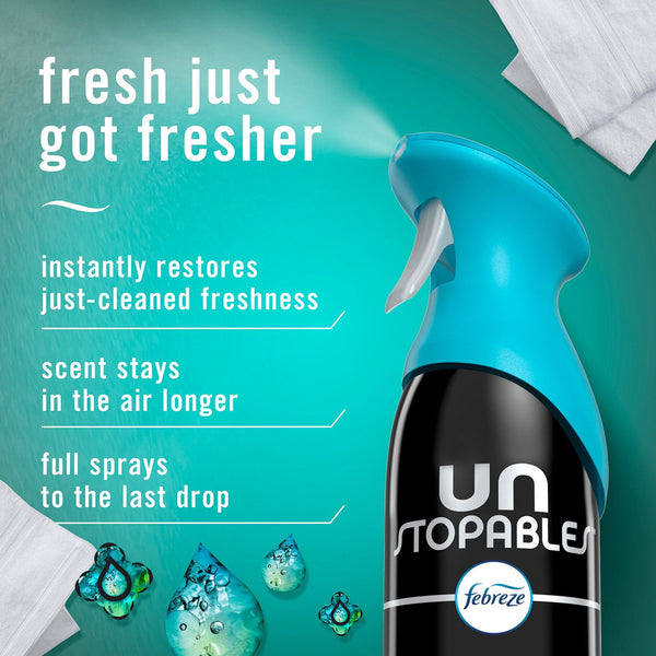 Febreze Air Mist Air Freshener Spray, Gain Original + Unstopables Fresh, 4ct., 32.4 oz.