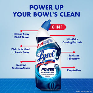 Lysol Advanced Toilet Bowl Gel Cleaner 32 fl. oz., 4 pk.