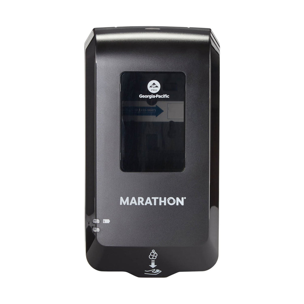 Marathon Automated Soap Dispenser, Black, 6.5”W x 4”D x 11.7”H