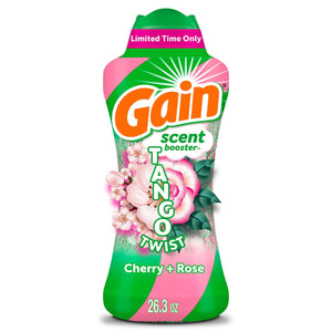 Gain Tango Twist Laundry Scent Booster Beads, Cherry and Rose Scent, 26.3 oz.