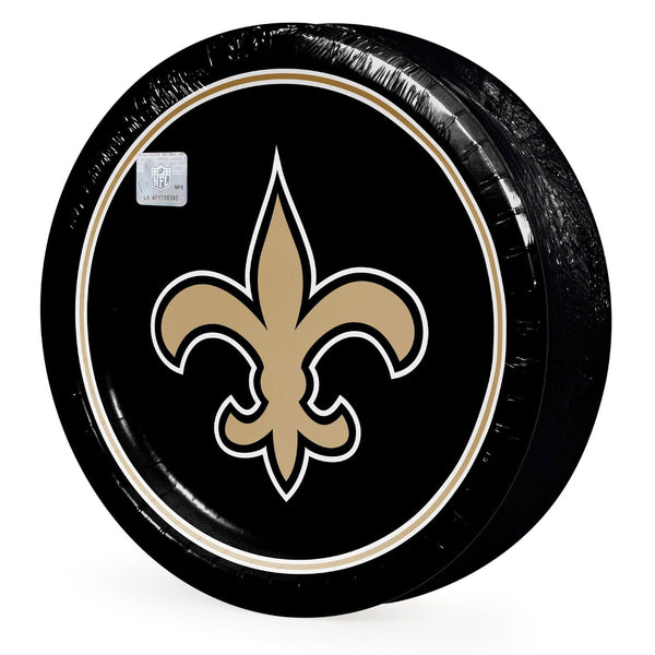 New Orleans Saints NFL Round Paper Plates, 10