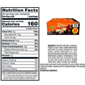 Cheetos Flamin' Hot Crunchy Snacks, 1 oz., 50 pk.