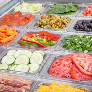 Maxx Cold X-Series Commercial Refrigerated Prep Station, Stainless Steel, 12 cu. ft.