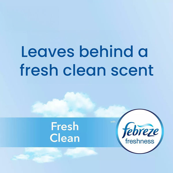 Glad Small Twist-Tie White Trash Bags, Fresh Clean Scent with Febreze Freshness, 4 gal., 156 ct.