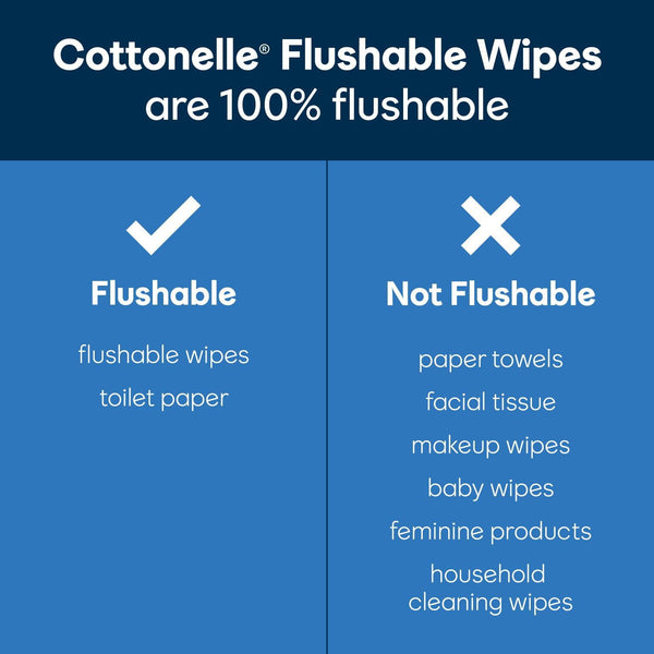 Cottonelle Freshcare Flushable Wipes, 12 ct., 504 wipes