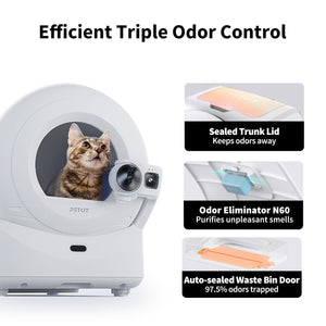 Petkit Purobot Ultra AI-Powered Automatic Litter Box with 360° Health & Behavior Tracking