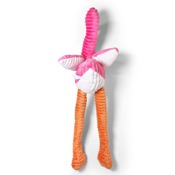 Buddy Buddy Flamingo Long Rope Dog Toy