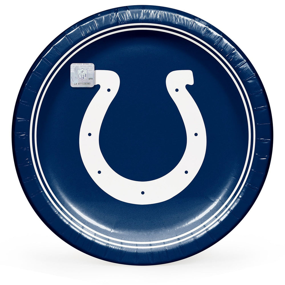 Indianapolis Colts NFL Round Paper Plates, 10