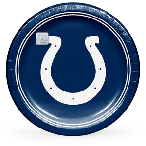 Indianapolis Colts NFL Round Paper Plates, 10
