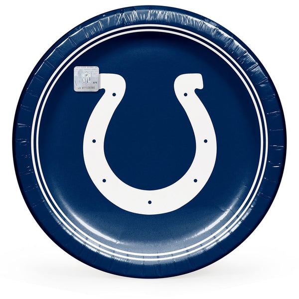 Indianapolis Colts NFL Round Paper Plates, 10